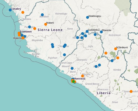 Coordinates Map